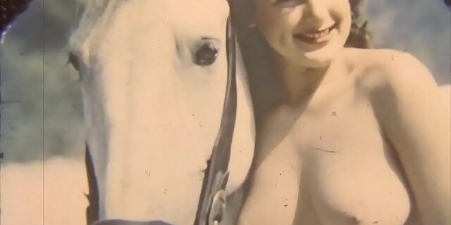 ass,doggystyle,hairy,natural tits,outdoor,pussy,retro,taboo,vintage
