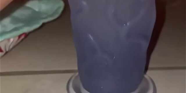 dildo,huge dildo,molten,pussy,wife